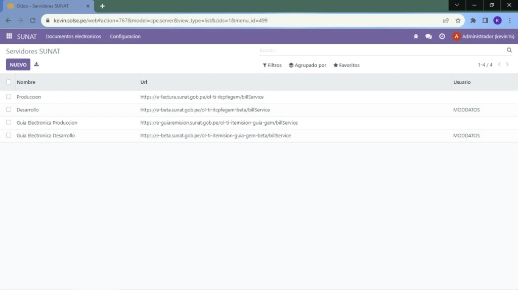 ¿Cómo Agregar Servidor para Generar Guías Electrónicas? odoo 16